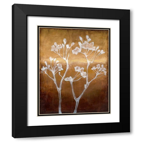 Sunset Silhouette II Black Modern Wood Framed Art Print with Double Matting by Goldberger, Jennifer