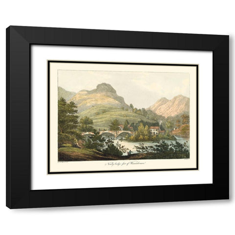 English Countryside III Black Modern Wood Framed Art Print with Double Matting by Wilkenson, Joseph