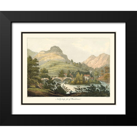 English Countryside III Black Modern Wood Framed Art Print with Double Matting by Wilkenson, Joseph
