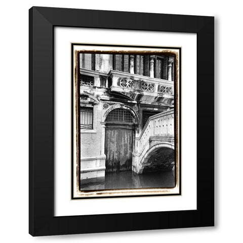 Venetian Doorway Black Modern Wood Framed Art Print with Double Matting by DeNardo, Laura