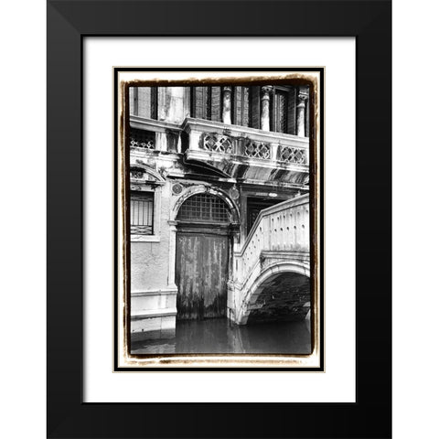 Venetian Doorway Black Modern Wood Framed Art Print with Double Matting by DeNardo, Laura