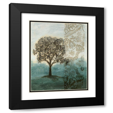 Misty Memory II Black Modern Wood Framed Art Print with Double Matting by Meagher, Megan