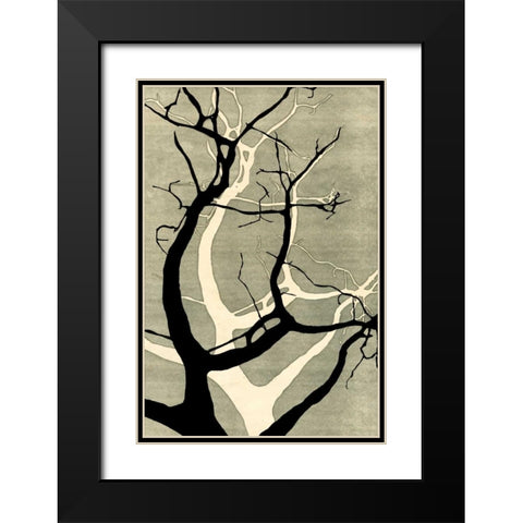 Winter Hollow I Black Modern Wood Framed Art Print with Double Matting by Ludwig, Alicia