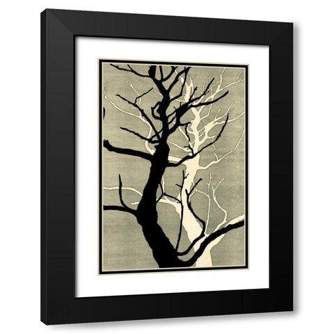 Winter Hollow II Black Modern Wood Framed Art Print with Double Matting by Ludwig, Alicia
