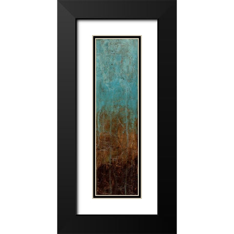 Oxidized Copper I Black Modern Wood Framed Art Print with Double Matting by Goldberger, Jennifer