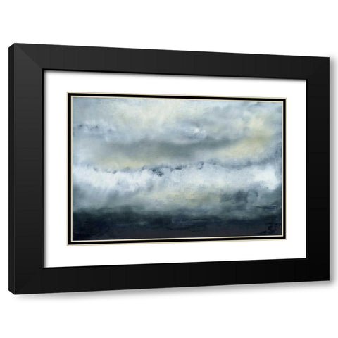 Clouds V Black Modern Wood Framed Art Print with Double Matting by Gordon, Sharon