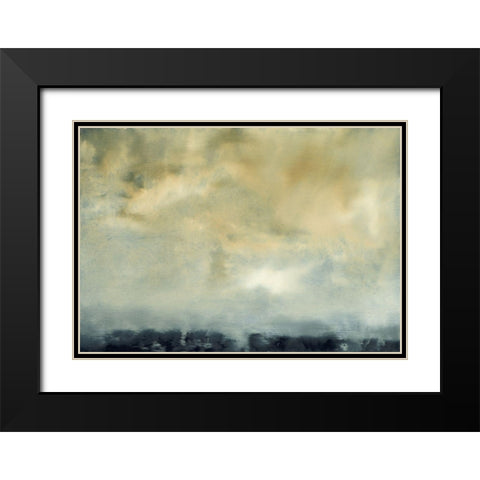 Clouds VI Black Modern Wood Framed Art Print with Double Matting by Gordon, Sharon