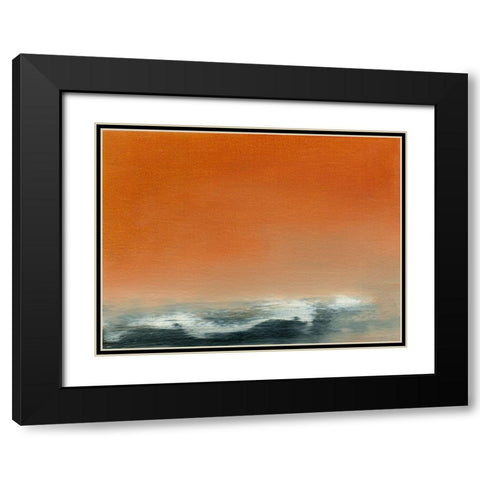 Rise VIII Black Modern Wood Framed Art Print with Double Matting by Gordon, Sharon