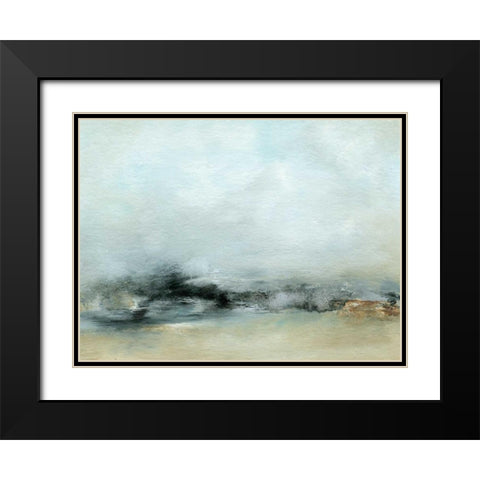Rise VII Black Modern Wood Framed Art Print with Double Matting by Gordon, Sharon