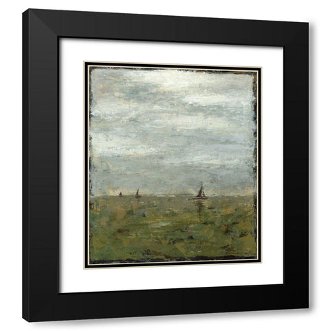 Out to Sea I Black Modern Wood Framed Art Print with Double Matting by Meagher, Megan