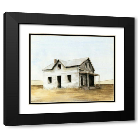 Amarillo I Black Modern Wood Framed Art Print with Double Matting by Meagher, Megan