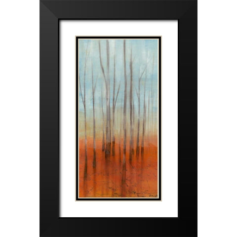 Birch Forest I Black Modern Wood Framed Art Print with Double Matting by Goldberger, Jennifer