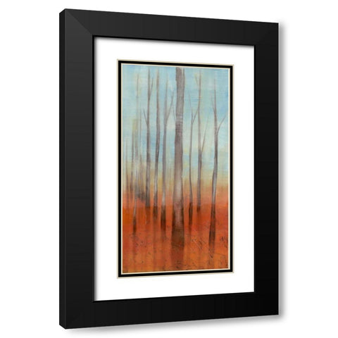 Birch Forest II Black Modern Wood Framed Art Print with Double Matting by Goldberger, Jennifer