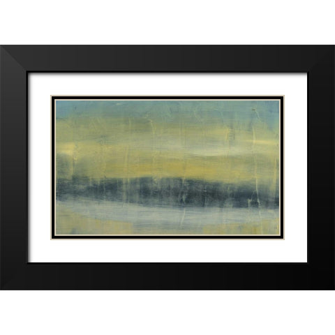 Abstracted Skyline II Black Modern Wood Framed Art Print with Double Matting by Goldberger, Jennifer