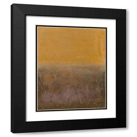 Gradient I Black Modern Wood Framed Art Print with Double Matting by Goldberger, Jennifer