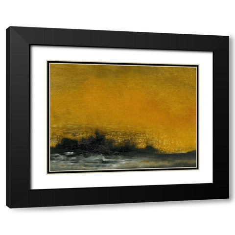 Dusk VII Black Modern Wood Framed Art Print with Double Matting by Gordon, Sharon