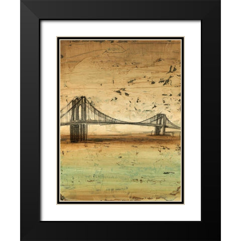 Traverse I Black Modern Wood Framed Art Print with Double Matting by Harper, Ethan