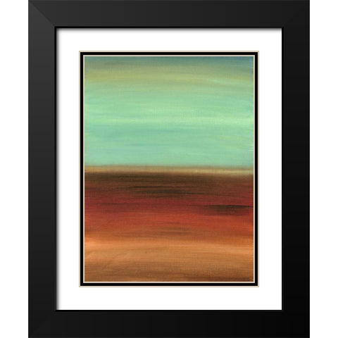 Geologic Sequence I Black Modern Wood Framed Art Print with Double Matting by Harper, Ethan
