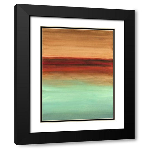 Geologic Sequence II Black Modern Wood Framed Art Print with Double Matting by Harper, Ethan