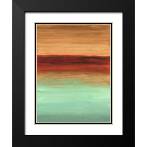 Geologic Sequence II Black Modern Wood Framed Art Print with Double Matting by Harper, Ethan