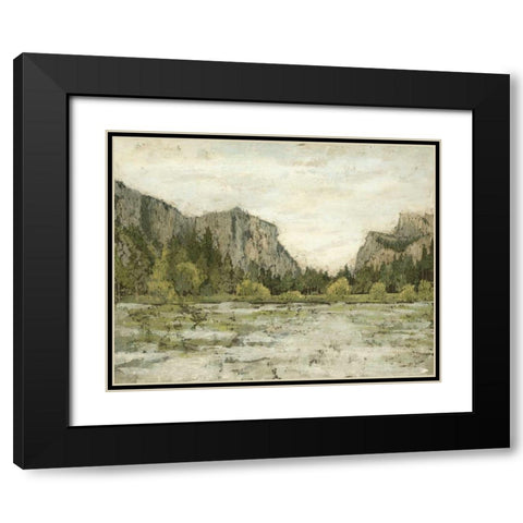 Western Landscape II Black Modern Wood Framed Art Print with Double Matting by Meagher, Megan