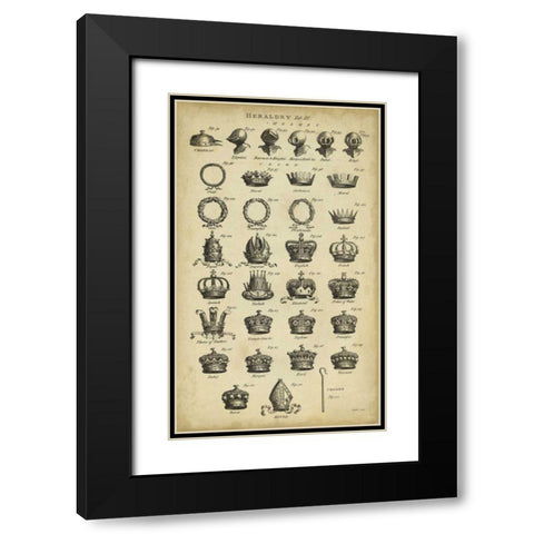 Encyclopediae IV Black Modern Wood Framed Art Print with Double Matting by Chambers