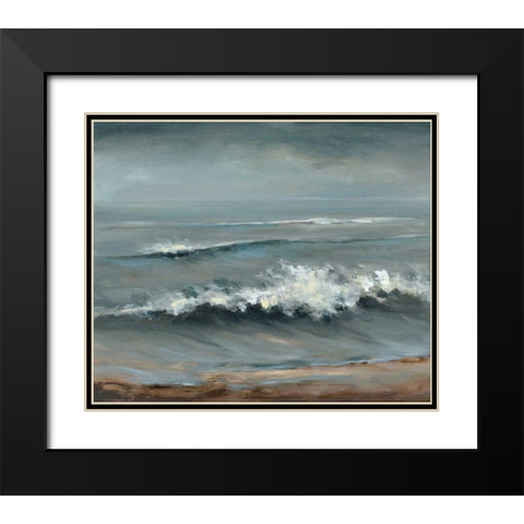 Breaking Away Black Modern Wood Framed Art Print with Double Matting by Long, Christina