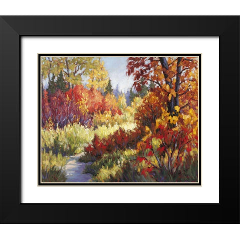 Forever More Black Modern Wood Framed Art Print with Double Matting by Pfannmuller, A. A.