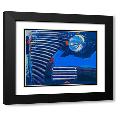 Classic Cruisin II Black Modern Wood Framed Art Print with Double Matting by Head, Danny