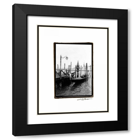 Waterways of Venice IV Black Modern Wood Framed Art Print with Double Matting by DeNardo, Laura