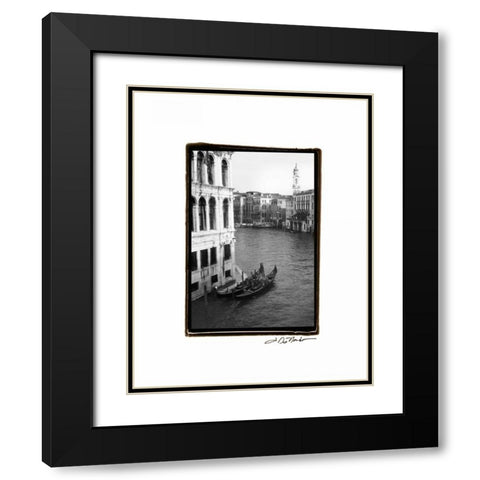 Waterways of Venice VI Black Modern Wood Framed Art Print with Double Matting by DeNardo, Laura