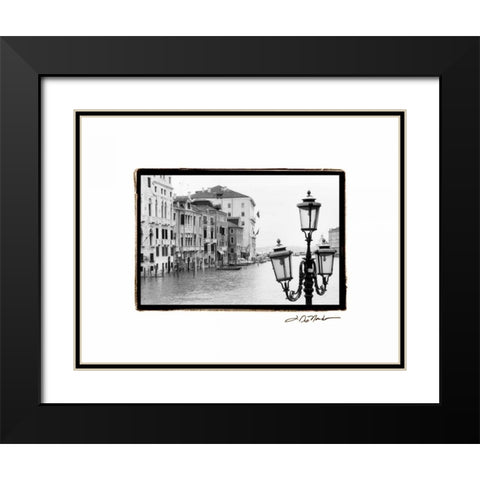 Waterways of Venice XI Black Modern Wood Framed Art Print with Double Matting by DeNardo, Laura