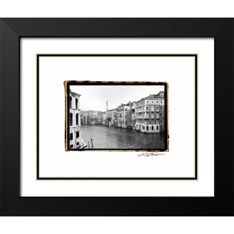 Waterways of Venice XII Black Modern Wood Framed Art Print with Double Matting by DeNardo, Laura