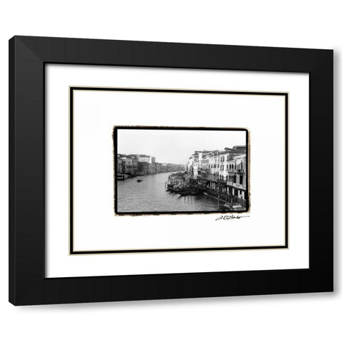 Waterways of Venice XIII Black Modern Wood Framed Art Print with Double Matting by DeNardo, Laura