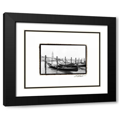 Waterways of Venice XV Black Modern Wood Framed Art Print with Double Matting by DeNardo, Laura