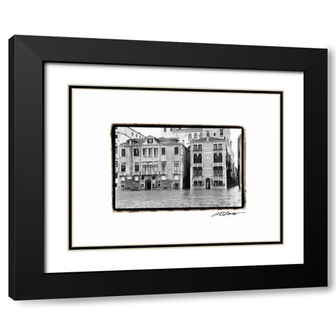 Waterways of Venice XVI Black Modern Wood Framed Art Print with Double Matting by DeNardo, Laura