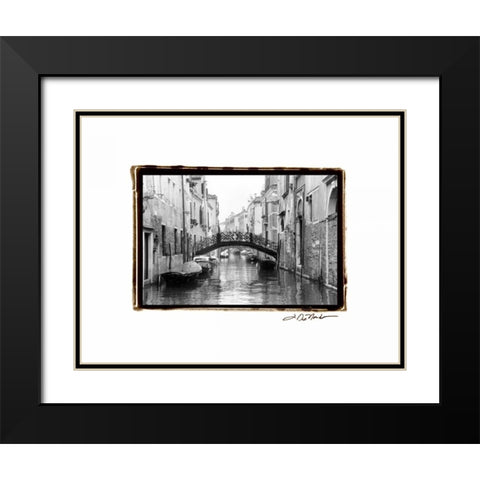 Waterways of Venice XVII Black Modern Wood Framed Art Print with Double Matting by DeNardo, Laura
