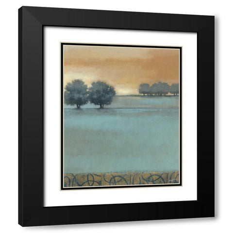 Tranquil Landscape I Black Modern Wood Framed Art Print with Double Matting by Wyatt Jr., Norman