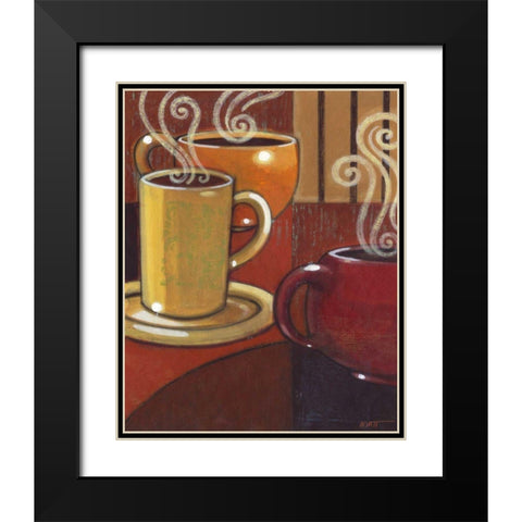 Wake Up Call II Black Modern Wood Framed Art Print with Double Matting by Wyatt Jr., Norman