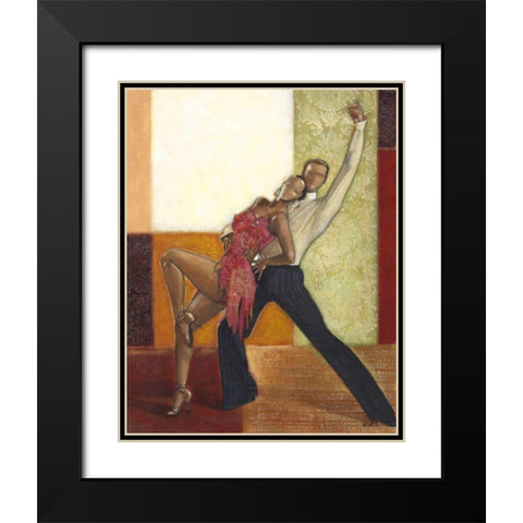 Dance I Black Modern Wood Framed Art Print with Double Matting by Wyatt Jr., Norman