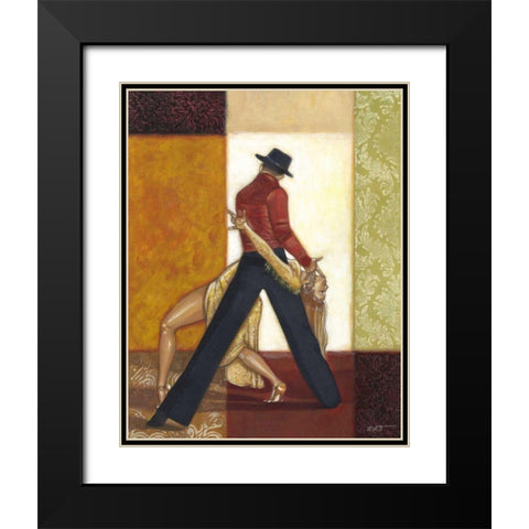 Dance IV Black Modern Wood Framed Art Print with Double Matting by Wyatt Jr., Norman