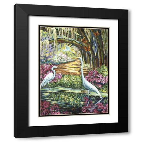 Magical Moment II Black Modern Wood Framed Art Print with Double Matting by Vitaletti, Carolee