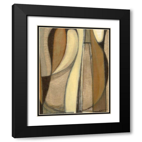 Voyage II Black Modern Wood Framed Art Print with Double Matting by Wyatt Jr., Norman
