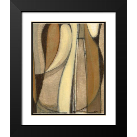 Voyage II Black Modern Wood Framed Art Print with Double Matting by Wyatt Jr., Norman