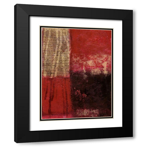Core I Black Modern Wood Framed Art Print with Double Matting by Wyatt Jr., Norman