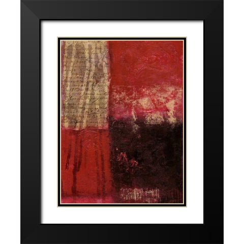 Core I Black Modern Wood Framed Art Print with Double Matting by Wyatt Jr., Norman