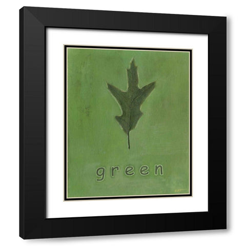 Going Green I Black Modern Wood Framed Art Print with Double Matting by Wyatt Jr., Norman