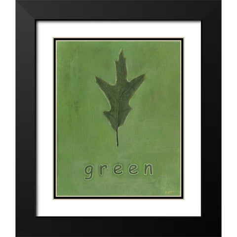 Going Green I Black Modern Wood Framed Art Print with Double Matting by Wyatt Jr., Norman