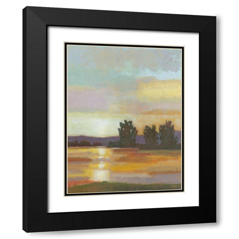 Canyon River I Black Modern Wood Framed Art Print with Double Matting by Wyatt Jr., Norman