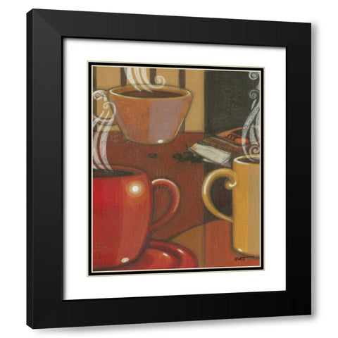 Another Cup IV Black Modern Wood Framed Art Print with Double Matting by Wyatt Jr., Norman
